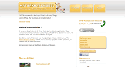 Desktop Screenshot of katzen-kratzbaeume-shop.de